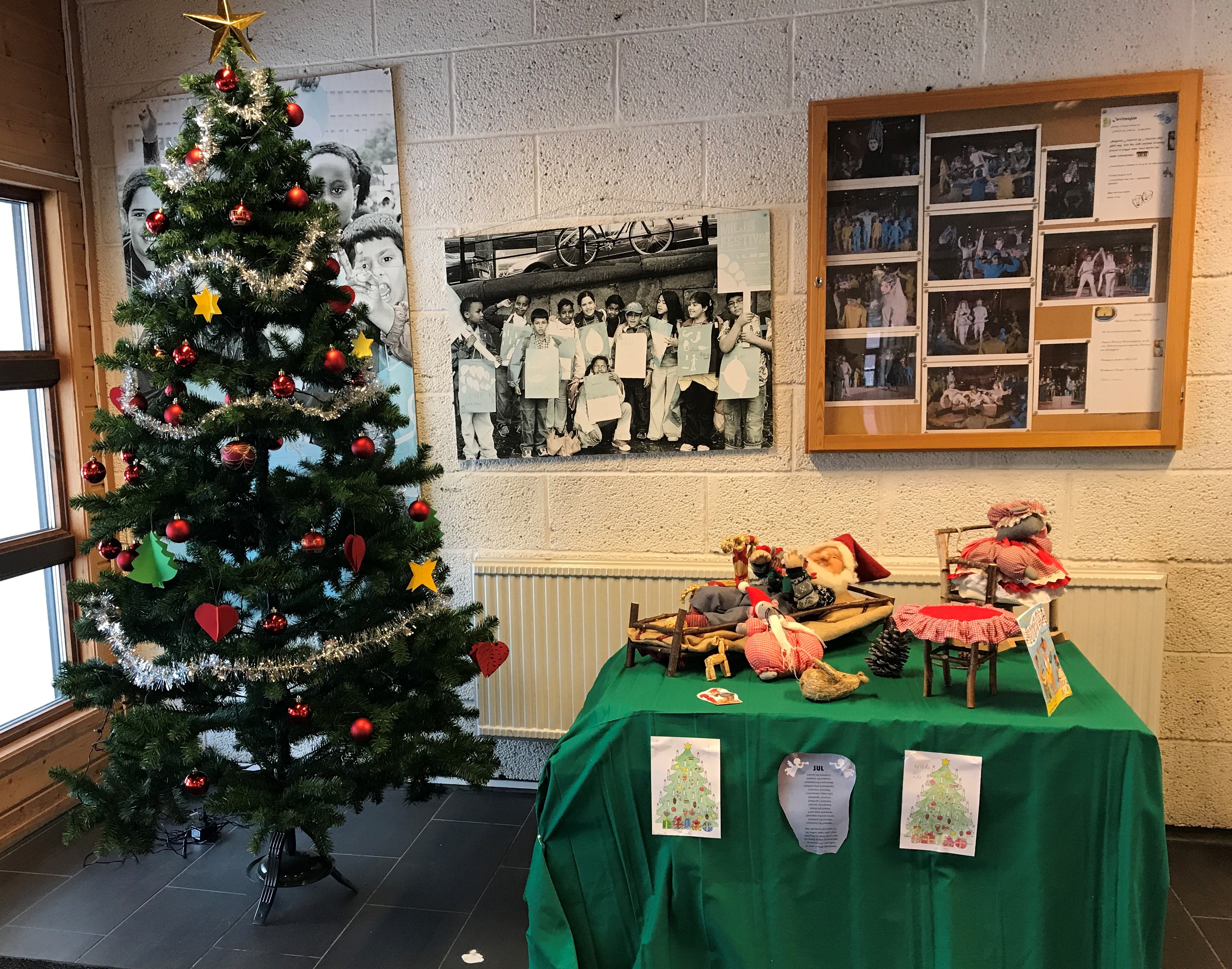 Julestemning i foajeen Julestemning i foajeen